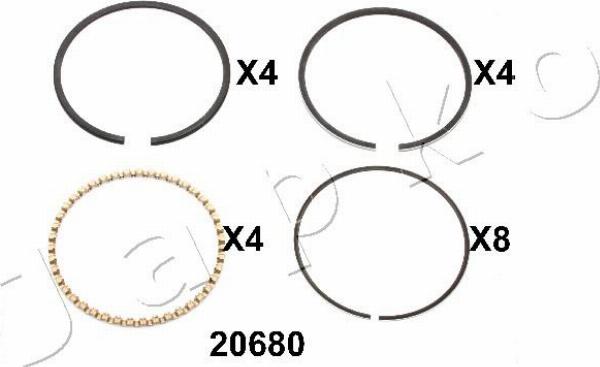 Japko 420680J - Поршневе кільце autocars.com.ua