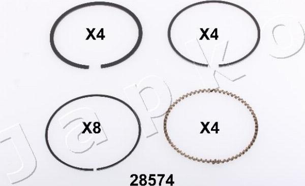 Japko 428574J - Поршневе кільце autocars.com.ua