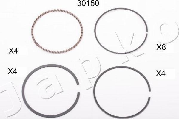 Japko 430150J - Поршневе кільце autocars.com.ua