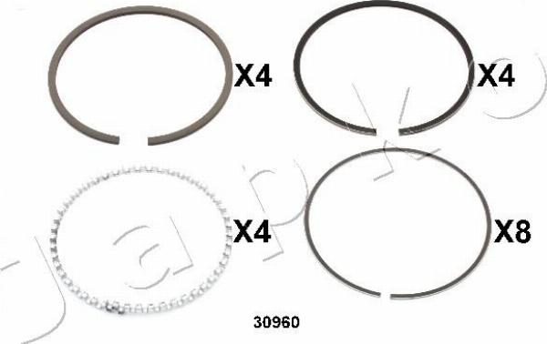 Japko 430960J - Поршневе кільце autocars.com.ua