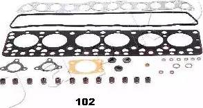 Japko 48102 - Комплект прокладок, головка циліндра autocars.com.ua