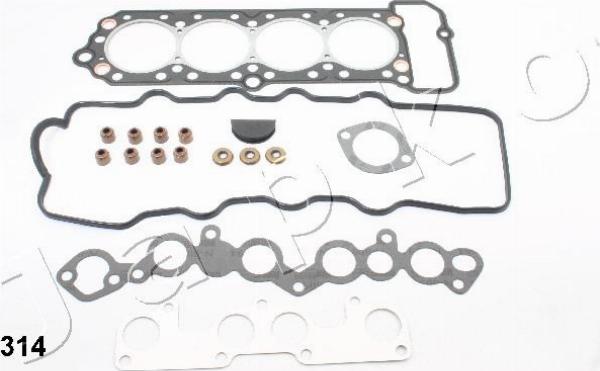 Japko 48314 - Комплект прокладок, головка циліндра autocars.com.ua