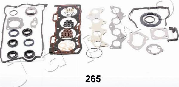 Japko 49265 - Комплект прокладок, двигун autocars.com.ua