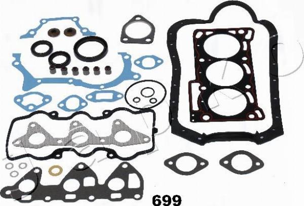 Japko 49699 - Комплект прокладок, двигун autocars.com.ua