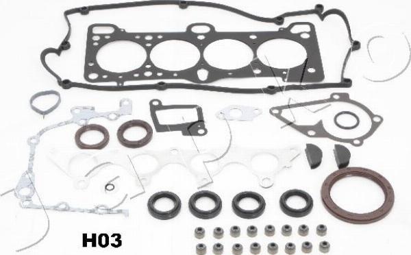 Japko 49H03 - Комплект прокладок, двигун autocars.com.ua