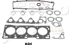 Japko 49K04 - Комплект прокладок, двигун autocars.com.ua