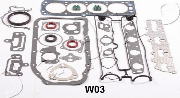 Japko 49W03 - Комплект прокладок, двигун autocars.com.ua