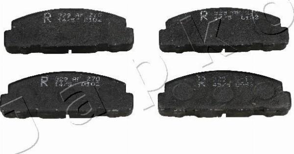 Japko 50604 - Гальмівні колодки, дискові гальма autocars.com.ua