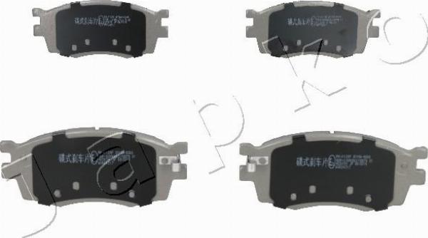 Japko 50K12 - Гальмівні колодки, дискові гальма autocars.com.ua