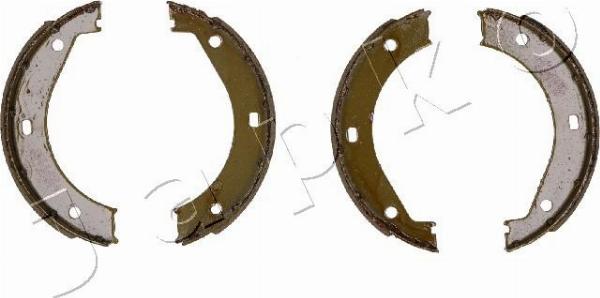 Japko 550238 - Комплект гальм, барабанний механізм autocars.com.ua