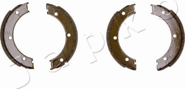 Japko 550242 - Комплект гальм, барабанний механізм autocars.com.ua