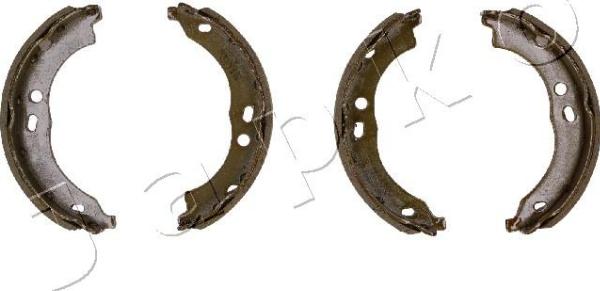 Japko 550255 - Комплект гальм, барабанний механізм autocars.com.ua