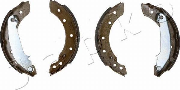 Japko 550349 - Комплект гальм, барабанний механізм autocars.com.ua