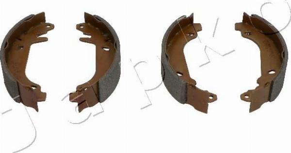 Japko 550708 - Комплект гальм, барабанний механізм autocars.com.ua