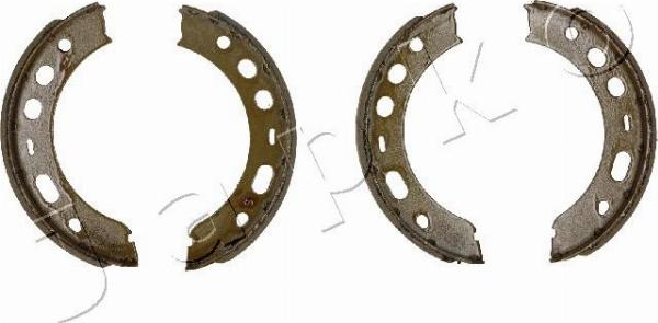 Japko 550922 - Комплект гальм, барабанний механізм autocars.com.ua