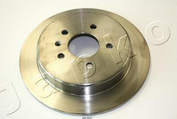 Japko 61012 - Гальмівний диск autocars.com.ua