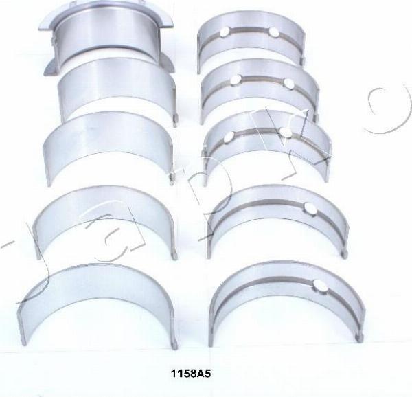 Japko 61158A5 - Комплект підшипників колінчастого вала autocars.com.ua