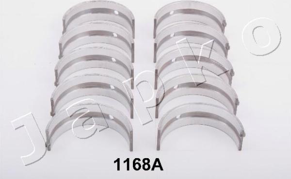 Japko 61168A - Комплект підшипників колінчастого вала autocars.com.ua
