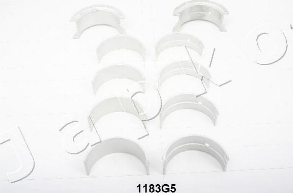 Japko 61183G5 - Комплект підшипників колінчастого вала autocars.com.ua