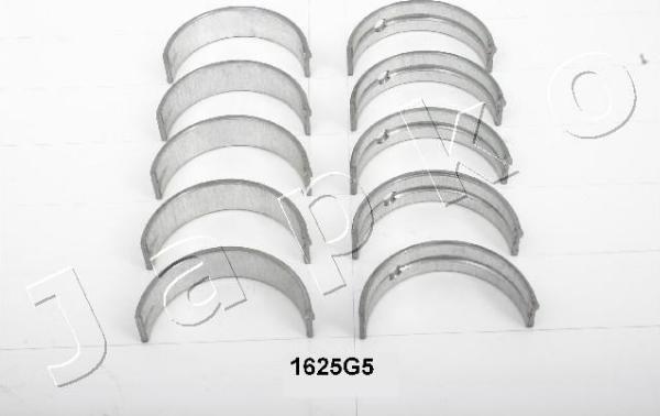 Japko 61625G5 - Комплект підшипників колінчастого вала autocars.com.ua