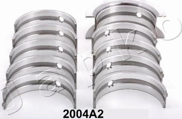 Japko 62004A2 - Комплект підшипників колінчастого вала autocars.com.ua