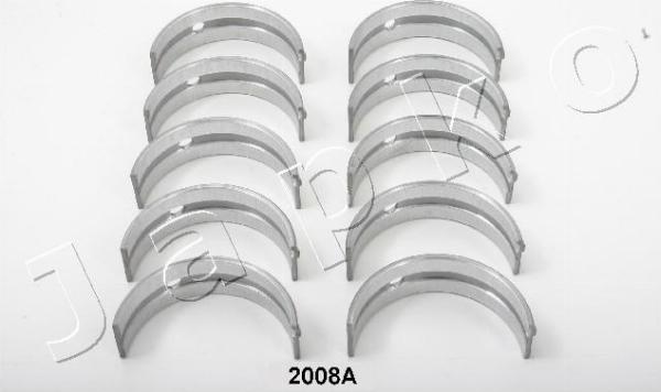 Japko 62008A - Комплект підшипників колінчастого вала autocars.com.ua