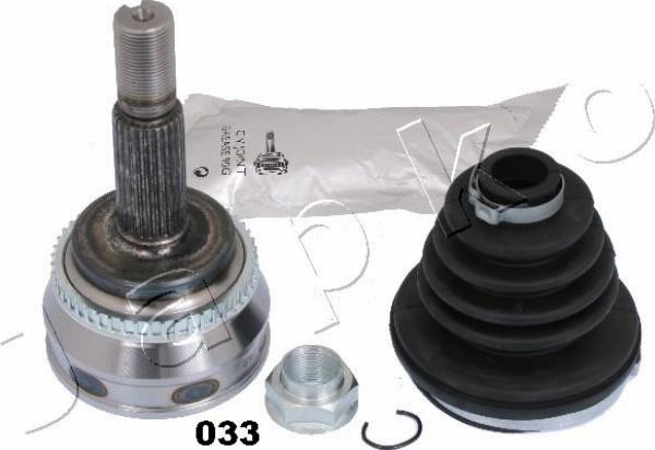 Japko 62033 - Шарнірний комплект, ШРУС, приводний вал autocars.com.ua