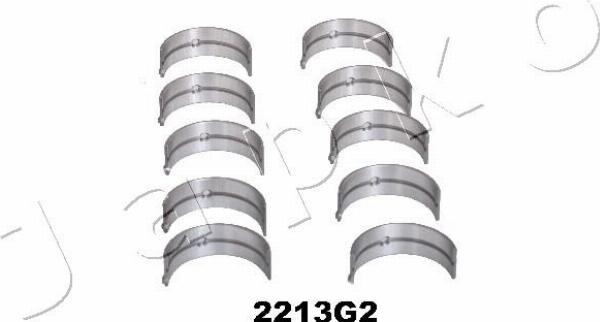 Japko 62213G2 - Комплект підшипників колінчастого вала autocars.com.ua