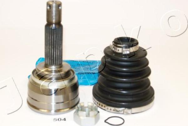 Japko 62504 - Шарнірний комплект, ШРУС, приводний вал autocars.com.ua