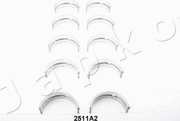 Japko 62511A2 - Комплект підшипників колінчастого вала autocars.com.ua