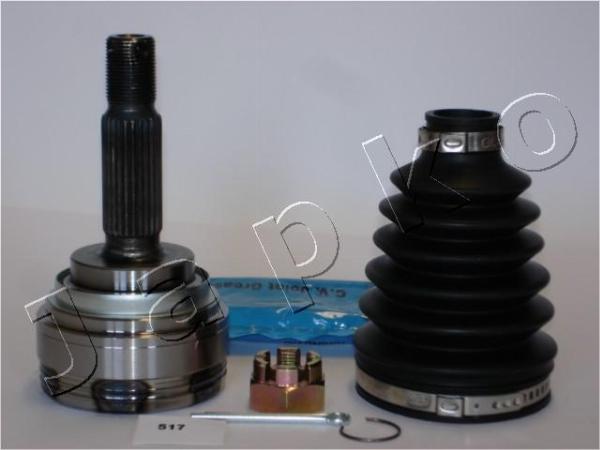 Japko 62517 - Шарнірний комплект, ШРУС, приводний вал autocars.com.ua
