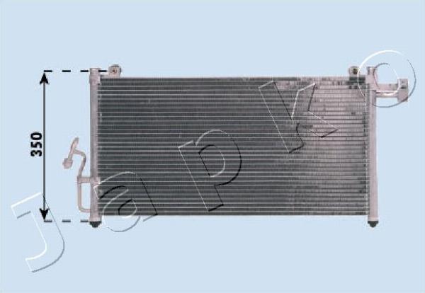 Japko CND253011 - Конденсатор, кондиціонер autocars.com.ua