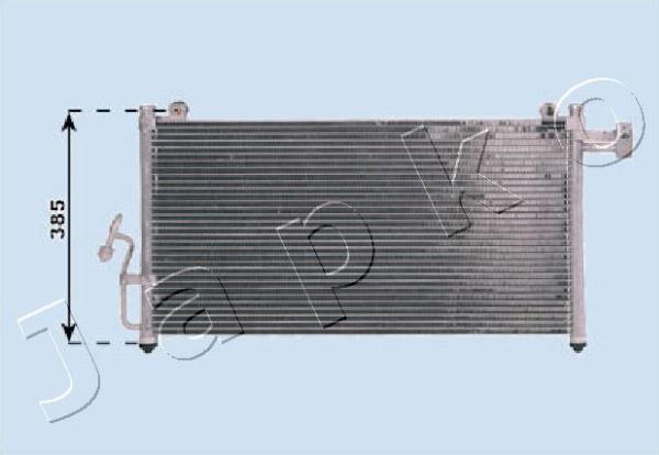 Japko CND253014 - Конденсатор, кондиціонер autocars.com.ua