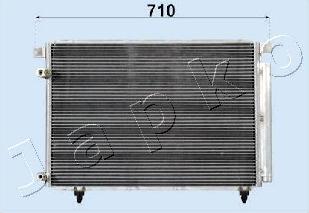 Japko CND253017 - Конденсатор кондиционера avtokuzovplus.com.ua