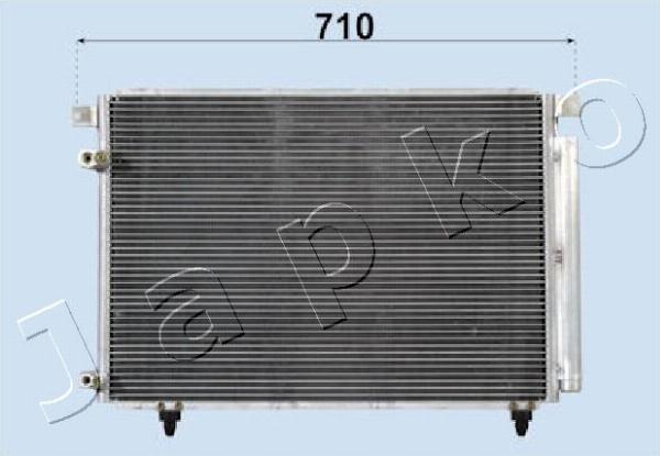 Japko CND253017 - Конденсатор, кондиціонер autocars.com.ua