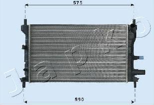 Japko RDA053060 - Радіатор, охолодження двигуна autocars.com.ua