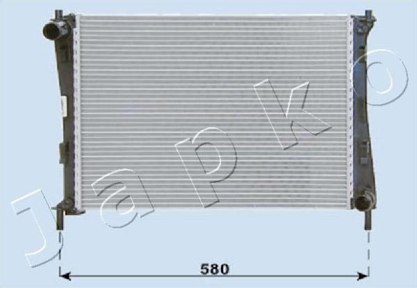 Japko RDA053069 - Радіатор, охолодження двигуна autocars.com.ua