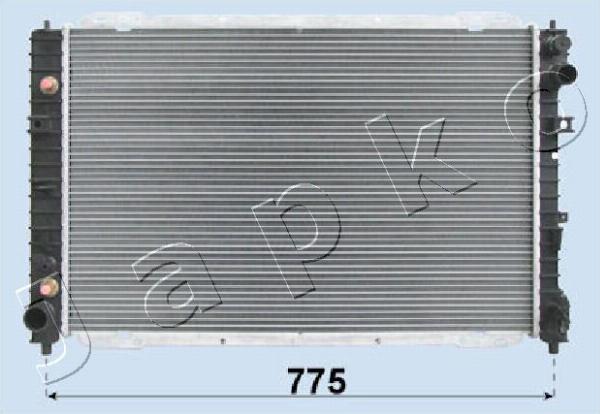 Japko RDA053105 - Радіатор, охолодження двигуна autocars.com.ua