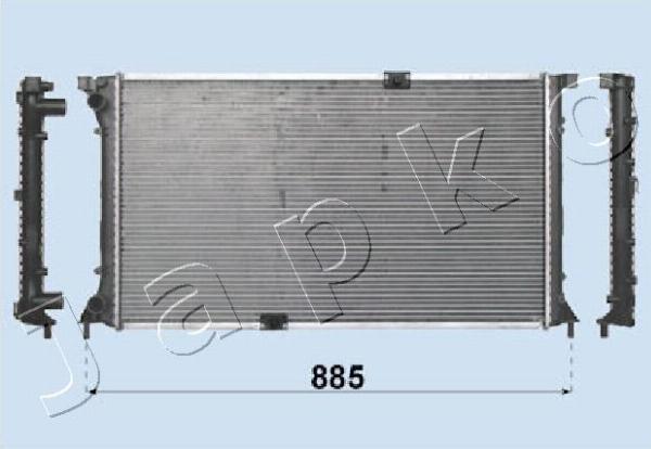 Japko RDC092032 - Радіатор, охолодження двигуна autocars.com.ua
