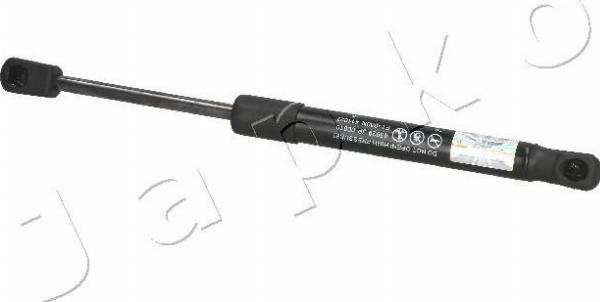 Japko ZSJ00010 - Газова пружина, кришка багажник autocars.com.ua
