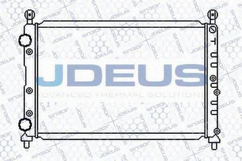 Jdeus 000M02 - Радиатор, охлаждение двигателя autodnr.net