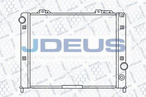 Jdeus 000M11 - Радіатор, охолодження двигуна autocars.com.ua