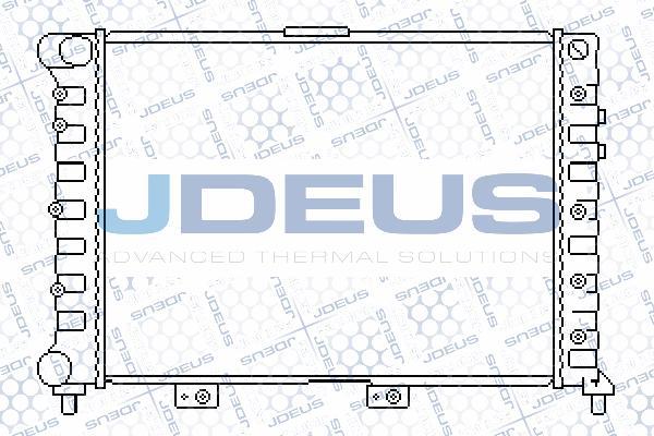 Jdeus 000M13 - Радіатор, охолодження двигуна autocars.com.ua