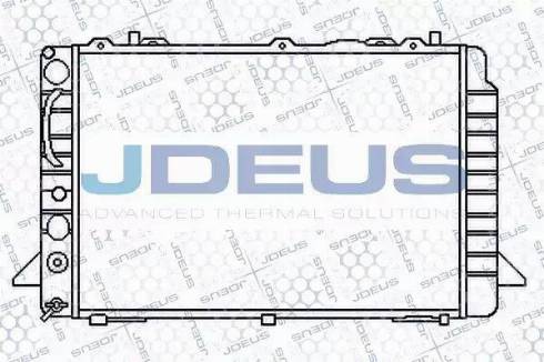 Jdeus 001M08 - Радіатор, охолодження двигуна autocars.com.ua
