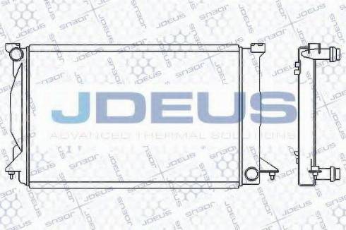 Jdeus 001M12 - Радіатор, охолодження двигуна autocars.com.ua