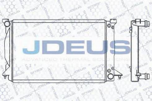 Jdeus 001M13 - Радіатор, охолодження двигуна autocars.com.ua