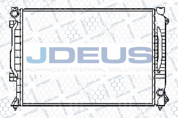 Jdeus 001M16 - Радіатор, охолодження двигуна autocars.com.ua