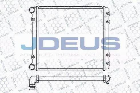 Jdeus 001M18 - Радіатор, охолодження двигуна autocars.com.ua