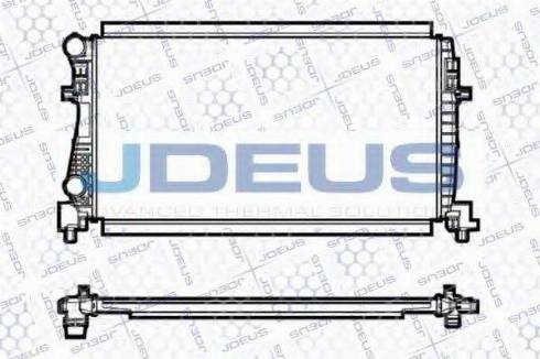 Jdeus 001M26 - Радіатор, охолодження двигуна autocars.com.ua