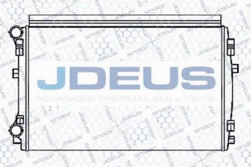 Jdeus 001M31 - Радіатор, охолодження двигуна autocars.com.ua